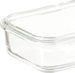Dikdörtgen Cam Saklama Kabı, 400 ml