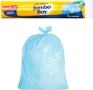 Güçlü Jumbo Boy Çöp Poşeti 7'li