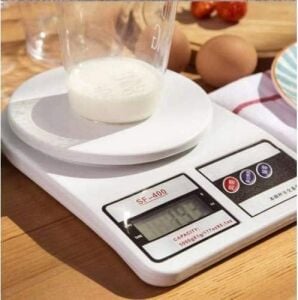 Elektronik Dijital Mutfak Tartısı – 10 kg Kapasite, 1 gr Hassasiyet, Dara Fonksiyonu, LCD Ekran, A++ Enerji Sınıfı, Kompakt Plastik Tasarım