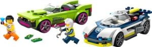 City Arabası ve Spor Araba Takibi 60415-6 Yaş ve Üzeri Çocuklar Için Minifigürü Içeren Yaratıcı Oyuncak Yapım Seti (213 Parça)