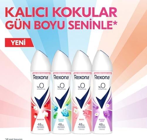 Kadın Sprey Deodorant Passion%0 Alüminyum 150 ml