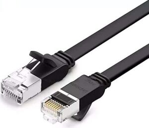 Cat6 Flat Pure Metal Konnektör Utp Ethernet Kablosu 2 Metre