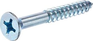 40037 6-Inç x 2-1/2-Inç Düz Başlı Phillips Ahşap Vida, 100&APOS;LÜ Paket, Çinko