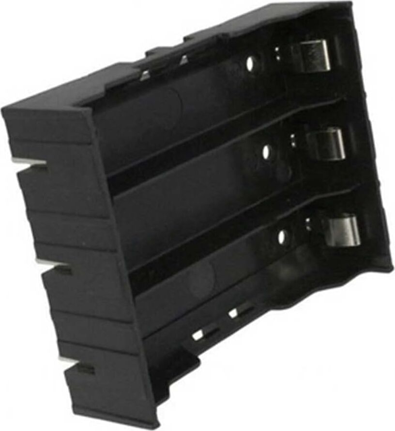 18650 Lityum-Iyon Piller Için Üçlü Pil Yuvası - Pcb Tip