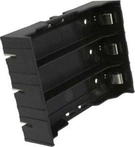 18650 Lityum-Iyon Piller Için Üçlü Pil Yuvası - Pcb Tip