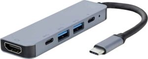 Çevirici Dönüştürücü Adaptör Macbook 3 In 1 Type-C To Hdmı USB 3.0