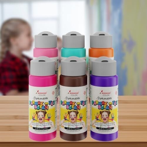 Tamamlayıcı Renkler Parmak Boyası 6'lı Set 6X60 ml