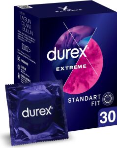 Extreme 30'li Geciktiricili ve Tırtıklı Prezervatif