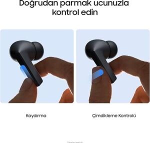 Galaxy Buds3 Fe, Kablosuz Kulak Içi Kulaklık, Siyah, Blade Tasarım, Dengeli Ses, 360 Audio, Aktif Gürültü Engelleme & Net Çağrı ( Türkiye Garantili)
