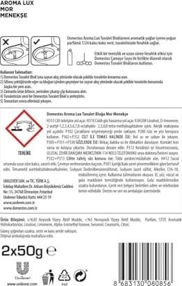 Wc Block Aroma Lux Mor Menekşe 2 x 50G