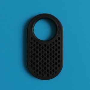 Arı Peteği Desenli Smart Tag 2 Kılıf Sert Dayanıklı Smarttag2 ile Uyumlu Plastik Koruyucu (Siyah)