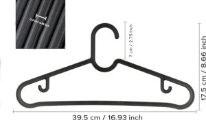 20 Adet Dolap Içi Elbise Askısı,pantolon,gömlek,ceket,etek Askısı,gardrop Için Slim Plastik Askı (20 Adet)