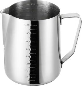 304 Çelik 900 ml Kahve Süt Köpürtme Potu Sütlük Pitcher CIN504