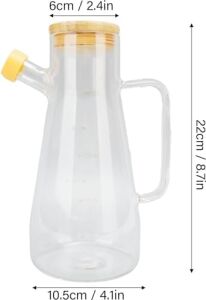 Yağlık Sirkelik Seti Silikon Contalı Bambu Kapaklı 3'lü Set - 900 ml 2 Adet ve Altlık