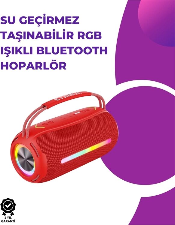 Bluetooth Kablosuz Hoparlör – Taşınabilir, Güçlü Ses
