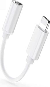 iPhone 13/13 Pro/12/12 PRO/11/11PRO Için Lightning To 3.5mm Aux Jack Kulaklık Dönüştürücü Adaptörü. iPhone 13/13PRO/13PRO Max/12/12 PRO/12PRO Max/11/11 Pro/11/pro Max/x/xr/xs/xs Max/8/7 Uyumlu