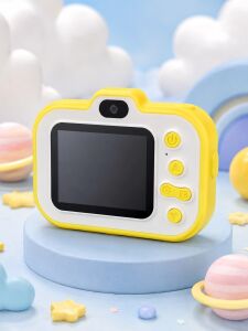 Çocuk Fotoğraf Makinesi Hd Video Kayıt Özellikli 2.0 Inç Ekranlı Type-C Şarjlı Dijital Kamera