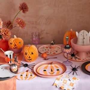 - Groovy Halloween Large Napkins - Bayramı Karakterli Peçeteler (L) (16'lı)