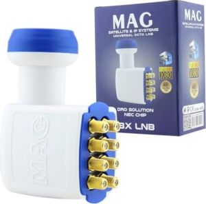 1472 Mag Sekizli Lnb Octo Altın Uçlu Nec Chıp 0.3db (8'li Altın Uç 1472)