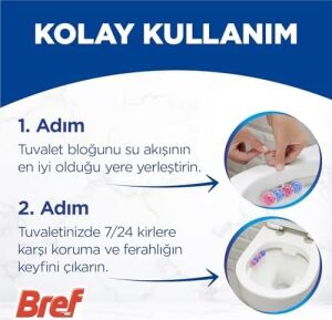 Wc Power Aktiv Çiçek Kokulu 2'li Klozet Temizleme Topları 1 x 2 Adet, Çiçek 2, Ikili