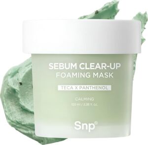 Snp Sebum Clear-Up Köpük Maske - Cildi Besleyici Içeriklerle Dolu Cilt Bakım Maskesi