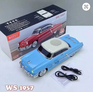 Bluetooth Hoparlör Mavi Renk Fm Radyo Sd Kart USB Desteği Çoklu Bağlantı 5 Saat Dinleme
