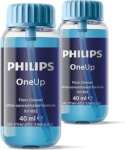 Oneup Zemin Temizleyici – Elektrikli Mop Performansını Optimize Eder, Kolay ve Hassas Dozlama Sağlar, 40 Kullanıma Kadar Ultra Konsantre, 3 Deterjan Şişesini Değiştirir (XV1892/02)