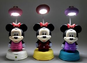 Mickey Mouse Masa Üstü Lamba USB Şarjlı Model 1