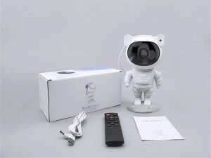 Çocuklara Özel Projeksiyon Astronot Lamba Speaker Sevimli