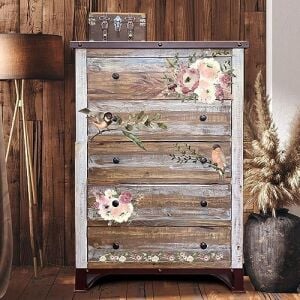 Cozy Evening 24″X35″ Prima ile Yeniden Tasarlayarak Dekor Transferi - 3 Sayfaya Kesilmiş