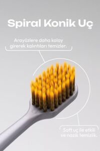 Diş Fırçası Spiral - Gri