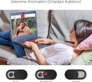 5 Adet Webcam Kapatıcı 0,7 mm Ince - (Web Kamerası) MacBook Pro, Imac, Laptop, Pc, iPad Pro, Iphone, Akıllı Telefon Uyumlu