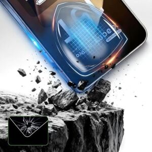 Galaxy A17 Ile Uyumlu Yüksek Kalite Full Ekran Koruma Camı Tam Uyum Çizilmeye Dayanıklı 8-9h Nano Micro Glass Ekran Koruyucu Film