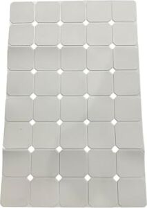 Slikon Yumuşak Taban Katlanabilir Aqua Luxe Banyo Paspası 45X70 cm Pratik