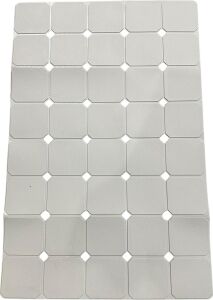 Slikon Yumuşak Taban Katlanabilir Aqua Luxe Banyo Paspası 45X70 cm Pratik