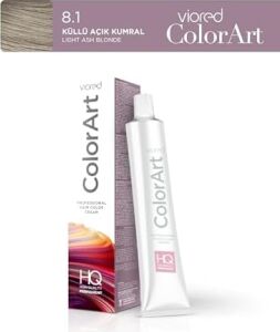 Profesyonel Tüp Saç Boyası 60 ml 8.1 Küllü Açık Kumral