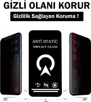 Galaxy M31S ile Uyumlu Tam Kaplayan Anti Statik Görünmez Safir Ekran Koruyucu Hayalet Cam