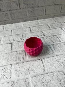 Küçük Boy Mor Saksı 5 cm Şık ve Minimal Dekoratif Tasarım