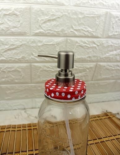Büyük Boy Cam Sıvı Sabunluk 800ML