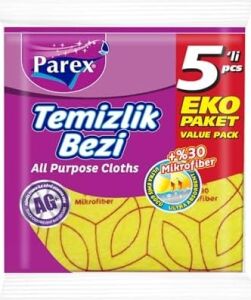 30% Mikrofiber Temizlik Bezi 5'li