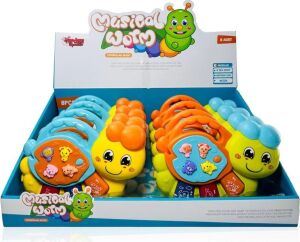 Işıklı ve Müzikli Solucan Bebek -Vrd