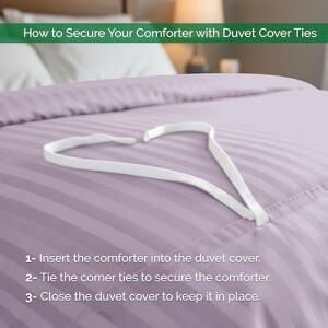 Elegant Comfort En Yumuşak, En Rahat 3 Parça Damask Çizgili Nevresim Takımı - 1500 Premium Otel Kalitesinde Mikrofiber - Lüks Kırışıklığa ve Solmaya Dayanıklı Nevresim Takımı, Ikiz/ikiz Xl,