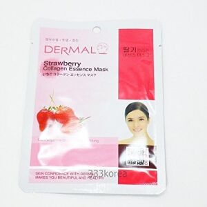Dermal Aydınlatıcı ve Arındırıcı Çilek Özlü Kolajen Maske 23GR