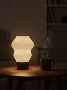 Designobee Madame - Modern Masa ve Gece Lambası – Ambiyans Lambası, Dekoratif LED Abajur, E14 Duy