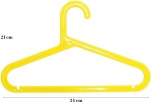 Plastik Çocuk Askısı, Elbise Askısı, Renkli Askı, Slim Askı (Standart, Adet, 8)
