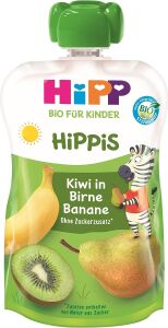 Organik Kivili Muzlu Armut Püresi 100 gr
