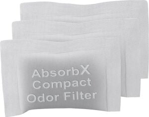 Itouchless 3'lü Paket Absorbx, Kokuları Emer, Çöp Koku Giderici, Kompakt Filtreler, 4 Gal ve Daha Küçük Çöp Kovaları Için
