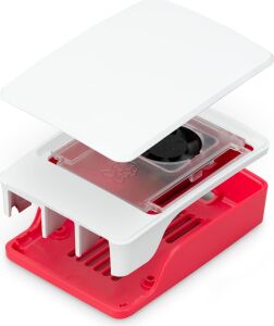 Raspberry Pi 5 Için Resmi Gövde, Kırmızı/beyaz