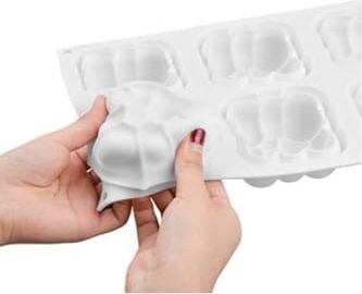 Silikolove Mini Cloud Silikon Kalıp Beyaz ECMELNM460