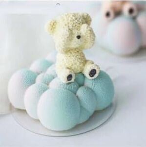 Silikolove Mini Cloud Silikon Kalıp Beyaz ECMELNM460
